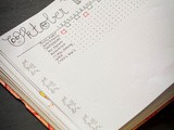 Bullet Journal maandelijkse tracker