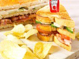 Club sandwich gerookte kip