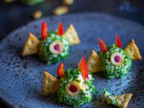 Duivelse roomkaas monstertjes Halloween recept