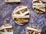 Halloween recept mummie tortilla