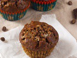 Koffie banaan chocolade ontbijt muffin