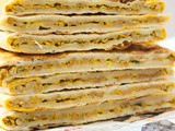 Pittig gevuld platbrood Martabak