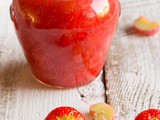 Rabarber aardbeien jam recept