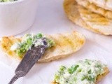 Recept doperwten feta munt spread voor crostini