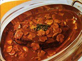 Recept gegrilde biefstuk met champignonsaus