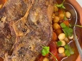 Recept lamskoteletten met kikkererwten stoof