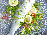 Recept pittige koriander knoflook zeebaars