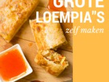 Recept zelf grote gevulde loempia maken