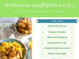 Weekmenu maaltijden week 2