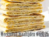 Weekmenu maaltijden week 25