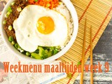 Weekmenu maaltijden week 9