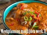 Weekplanning maaltijden week 31