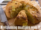 Weekplanning maaltijden week 39