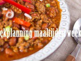 Weekplanning maaltijden week 43