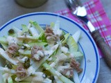Witlof salade met appel en tonijn