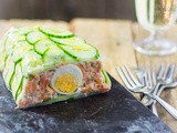 Zalm ei bieslook terrine feestelijk recept