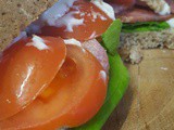 Glazed blt & Homemade Bread