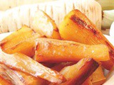 Honey Glazed Roasted Parsnips