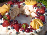 New Years Pavlova Wreath