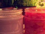 Strawberry Mousse & Jelly Pots