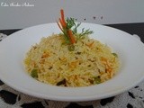 Carrot Peas Pulav | a Simple Rice Recipe