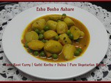 Taro Root Curry | Gathi Kochu r Dalna | Pure Vegetarian Recipe