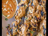 Chicken Satay with Spicy Thai Peanut Sauce