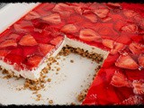 Healthy Gluten Free Strawberry Pretzel Salad