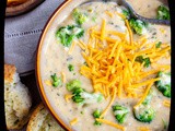 Homemade Gluten Free Broccoli Cheese Soup