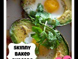 Skinny Baked Avocado Eggs