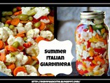 Summer Homemade Italian Giardiniera