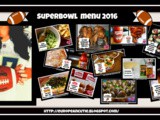 Superbowl Menu 2016