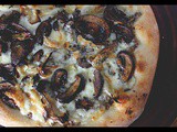 Wild Mushroom Gluten Free Pizza with Maille Truffle Oil