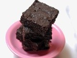 5 ingredient one-bowl gluten-free coconut flour brownies