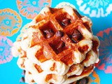 Belgian liege waffles