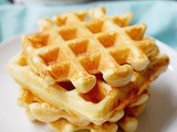 Belgian yeasted waffles