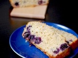 Blueberry lemon Greek yogurt loaf bread