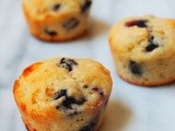 Blueberry lemon Greek yogurt muffins