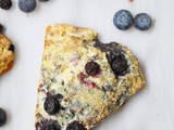 Blueberry lemon scones