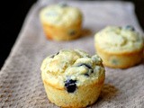 Blueberry ricotta muffins