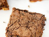 Brookies (brownie cookies) in a pan