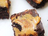 Caramel brownies