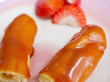 Caramel éclairs