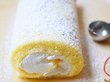 Chinese vanilla roll cake