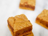 Chocolate and pumpkin spice cookie butter bars