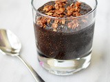 Chocolate chia seed pudding