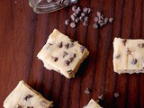 Chocolate chip cookie dough fudge