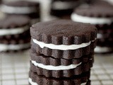 Chocolate cream sandwich cookies