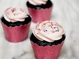 Chocolate cupcakes with vanilla buttercream and a giveaway