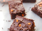 Chocolate frosted brownies